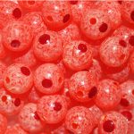 TROUTBEADS® Blood Dot Eggs Tangerine