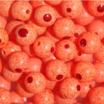 TROUTBEADS® Blood Dot Eggs Orange (Fluorescent)