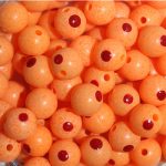 TROUTBEADS® Blood Dot Eggs Sun Orange