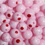 TROUTBEADS® Blood Dot Eggs Pink Pearl