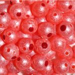 TROUTBEADS® Blood Dot Eggs Mandarin Roe