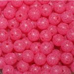 TROUTBEADS® Mottled Beads Cerise Egg