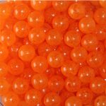 TROUTBEADS® Mottled Beads Orange (Clear)