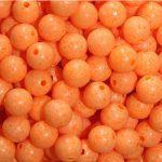 TROUTBEADS® Mottled Beads Sun Orange